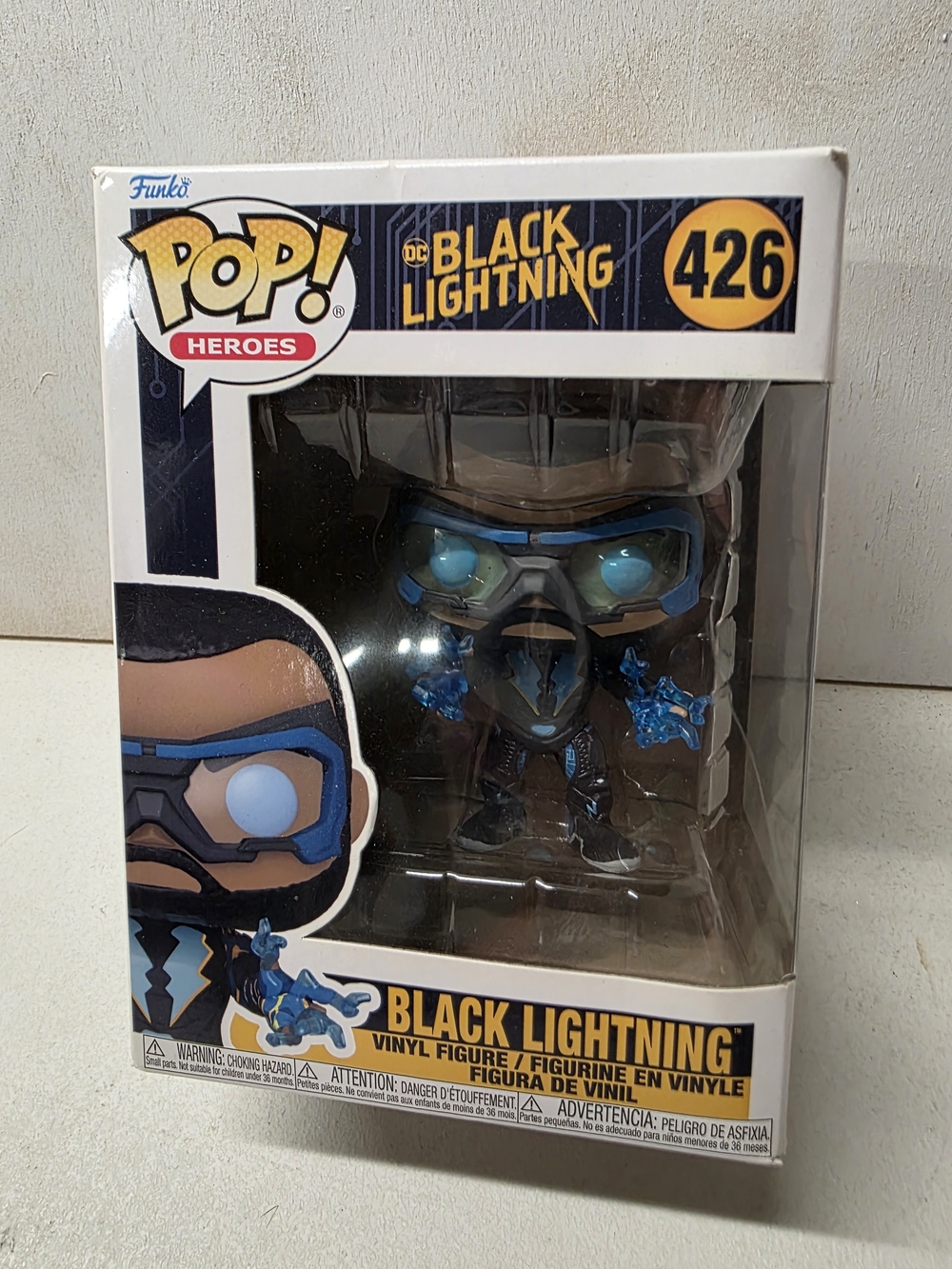 Funko Pop Heroes DC Black Lightning #426 Vinyl Figure In Box